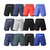 Shorts masculinos de secagem rápida, respiráveis, com zíper e bolsos