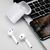Fones de ouvido Bluetooth sem fio pretos universais