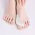Imagem do 2 peças corretor de joanete macio separador de dedos dispositivo médico corretor de dedos hálux valgo cuidados com os pés órteses de pedicure