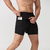 Shorts masculinos de secagem rápida, respiráveis, com zíper e bolsos - Zexv