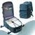 Imagem do Mochila de viagem saco de cabine 40x30x20 wizzair carry-ons, avião masculino feminino 15.6 polegada mochila portátil, negócios casuais à prova dwaterproof água