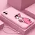 Capa de silicone macia Pink Panther para iPhone Plus com alça de mão - loja online