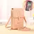 Bolsa de mão feminina Buylor Pocket com tela sensível ao toque para celular, bolsa de ombro em couro macio, bolsas femininas baratas, carteira pequena, bolsas crossbody