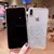 Capa de celular transparente com lantejoulas brilhantes de luxo para iPhone