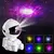 Projetor de luz Galaxy Star Astronaut, lâmpada de projetor de céu estrelado, decoração de quarto, luz noturna LED Nebula, presente para crianças e adu - Zexv