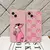 Imagem do Capa de silicone macia Pink Panther para iPhone Plus com alça de mão
