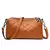 Imagem do Bolsa de couro genuíno feminina da moda, bolsa de ombro para meninas, couro macio, zíper multicamadas, grande capacidade, transversal