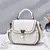 Bolsa feminina de ombro, bolsa tote feminina de luxo, bolsa de couro genuíno, bolsa balde com laço na internet