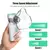 Equipamento médico mini nebulizador portátil nebulizador ultrassônico silencioso. - loja online