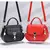 Bolsa feminina de ombro, bolsa tote feminina de luxo, bolsa de couro genuíno, bolsa balde com laço - Zexv