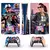 Nova capa adesiva decorativa para PS5 Slim Disc para console e 2 drivers PS5 Slim Disc Skin Vinyl - Zexv