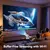 Projetor portátil Magcubic 4K Android 11, 8000 lúmens, WiFi 6, BT5.4, cinema ao ar livre - Zexv