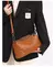 Bolsa de couro genuíno feminina da moda, bolsa de ombro para meninas, couro macio, zíper multicamadas, grande capacidade, transversal - Zexv