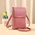 Imagem do Bolsa de mão feminina Buylor Pocket com tela sensível ao toque para celular, bolsa de ombro em couro macio, bolsas femininas baratas, carteira pequena, bolsas crossbody