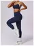 Sutiã esportivo de ginástica Halter Sutiã esportivo anti-suor Sutiã de ioga respirável Top curto à prova de choque Fitness Push Up Top de treino feminino - loja online