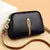 Bolsas de ombro femininas de couro macio, pequenas, de cor sólida, transversal, nova bolsa de mensageiro de designer, bolsa de deslocamento