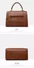 Imagem do Bolsas femininas de couro macio com alça superior, bolsas de grife de luxo, bolsa grande de ombro transversal para mulheres, bolsa casual para deslocamento