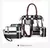 Imagem do Bolsas femininas Bolsas de mão para mulheres Sac De Luxe Femme Bolsa de ombro Bolsas de marca Bolsa feminina de couro Bolsa de mão