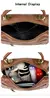 Bolsas femininas de couro macio com alça superior, bolsas de grife de luxo, bolsa grande de ombro transversal para mulheres, bolsa casual para deslocamento - Zexv