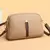 Bolsas de ombro femininas de couro macio, pequenas, de cor sólida, transversal, nova bolsa de mensageiro de designer, bolsa de deslocamento - loja online