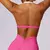 Sutiã esportivo de ginástica Halter Sutiã esportivo anti-suor Sutiã de ioga respirável Top curto à prova de choque Fitness Push Up Top de treino feminino