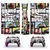 Nova capa adesiva decorativa para PS5 Slim Disc para console e 2 drivers PS5 Slim Disc Skin Vinyl - loja online