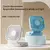 Ventilador dobrável multifuncional portátil mini ventilador de turbina USB - comprar online