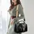 Bolsas femininas de couro macio com alça superior, bolsas de grife de luxo, bolsa grande de ombro transversal para mulheres, bolsa casual para deslocamento