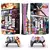 Nova capa adesiva decorativa para PS5 Slim Disc para console e 2 drivers PS5 Slim Disc Skin Vinyl