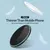 100w metal carregador sem fio almofada led luz para iphone. - loja online