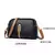 Bolsas de ombro femininas de couro macio, pequenas, de cor sólida, transversal, nova bolsa de mensageiro de designer, bolsa de deslocamento na internet
