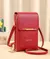 Bolsa de mão feminina Buylor Pocket com tela sensível ao toque para celular, bolsa de ombro em couro macio, bolsas femininas baratas, carteira pequena, bolsas crossbody