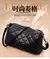 Bolsa de couro genuíno feminina da moda, bolsa de ombro para meninas, couro macio, zíper multicamadas, grande capacidade, transversal na internet
