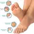 2 peças palmilhas de gel de silicone separador de dedo do pé valgus ortopédic na internet