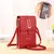 Imagem do Bolsa de mão feminina Buylor Pocket com tela sensível ao toque para celular, bolsa de ombro em couro macio, bolsas femininas baratas, carteira pequena, bolsas crossbody