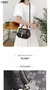 Bolsa feminina de ombro, bolsa tote feminina de luxo, bolsa de couro genuíno, bolsa balde com laço - comprar online