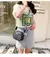 Bolsa feminina com rodinhas de alta qualidade para câmera, bolsa de ombro para celular, bolsa transversal casual na internet