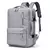 Mochila expansível masculina, mochila de viagem leve de grande capacidade, multifuncional para armazenamento de bagagem, bolsa de lazer feminina - Zexv