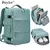 Mochila de viagem feminina Buylor de 16 polegadas, grande capacidade e multifuncional