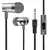Fones de ouvido com fio de 3,5 mm com cancelamento de ruído, fone de ouvido esportivo com driver duplo, graves estéreo para jogos, música HiFi, fone de ouvido com microfone na internet