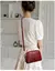Imagem do Bolsas de ombro femininas de couro macio, pequenas, de cor sólida, transversal, nova bolsa de mensageiro de designer, bolsa de deslocamento