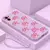 Capa de silicone macia Pink Panther para iPhone Plus com alça de mão - loja online