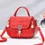 Bolsa feminina de ombro, bolsa tote feminina de luxo, bolsa de couro genuíno, bolsa balde com laço - Zexv
