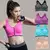 Sutiã esportivo com zíper frontal, respirável, para academia, yoga, treino, corrida, feminino, roupa íntima à prova de choque, sutiã fitness para corrida