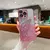 Capa de Glitter Brilhante Borboleta de Areia Fluindo para iPhone - loja online
