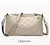 Bolsa de couro genuíno feminina da moda, bolsa de ombro para meninas, couro macio, zíper multicamadas, grande capacidade, transversal - loja online