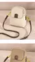 Imagem do Moda couro legítimo design de luxo mulheres pequenas bolsas de ombro crossbody senhoras casual bolsa concha senhoras bolsa de aba 5.