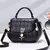 Bolsa feminina de ombro, bolsa tote feminina de luxo, bolsa de couro genuíno, bolsa balde com laço