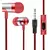 Fones de ouvido com fio de 3,5 mm com cancelamento de ruído, fone de ouvido esportivo com driver duplo, graves estéreo para jogos, música HiFi, fone de ouvido com microfone - loja online