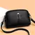 Bolsas de ombro femininas de couro macio, pequenas, de cor sólida, transversal, nova bolsa de mensageiro de designer, bolsa de deslocamento na internet